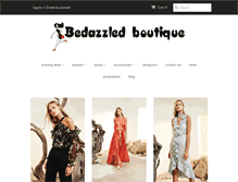 Tablet Screenshot of bedazzledboutique.com